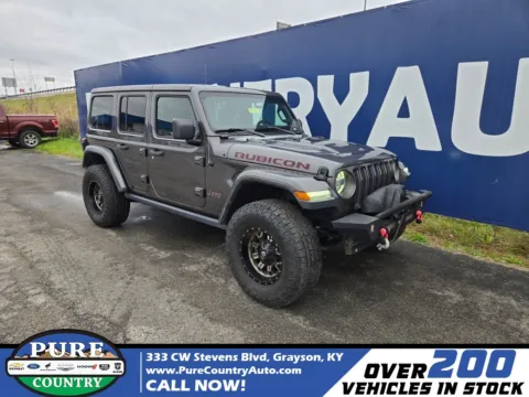 Gray 2018 Jeep Wrangler Unlimited Rubicon for sale in Grayson, KY