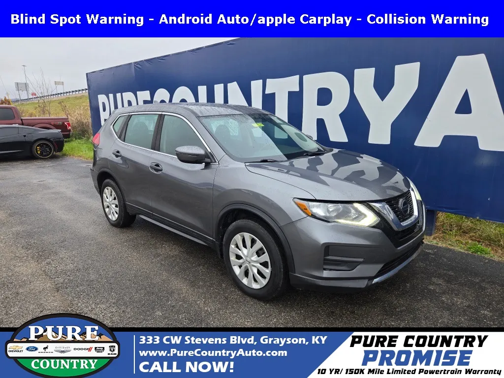 Gray 2018 Nissan Rogue S for sale in Grayson, KY