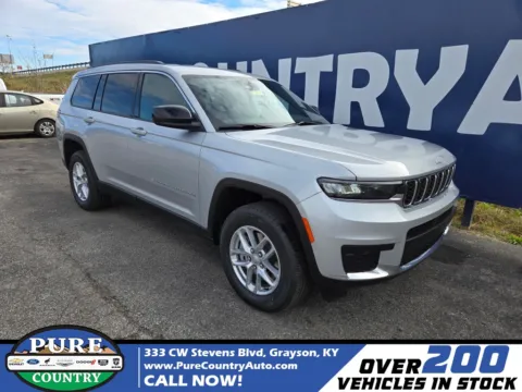 Silver 2025 Jeep Grand Cherokee L Laredo for sale in Grayson, KY