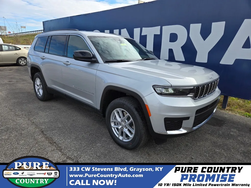 Silver 2025 Jeep Grand Cherokee L Laredo for sale in Grayson, KY