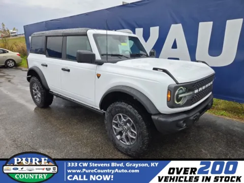 White 2025 Ford Bronco Badlands for sale in Grayson, KY