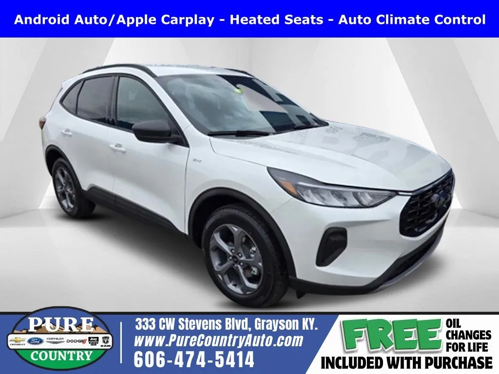White 2026 Ford Escape ST-Line for sale in Grayson, KY