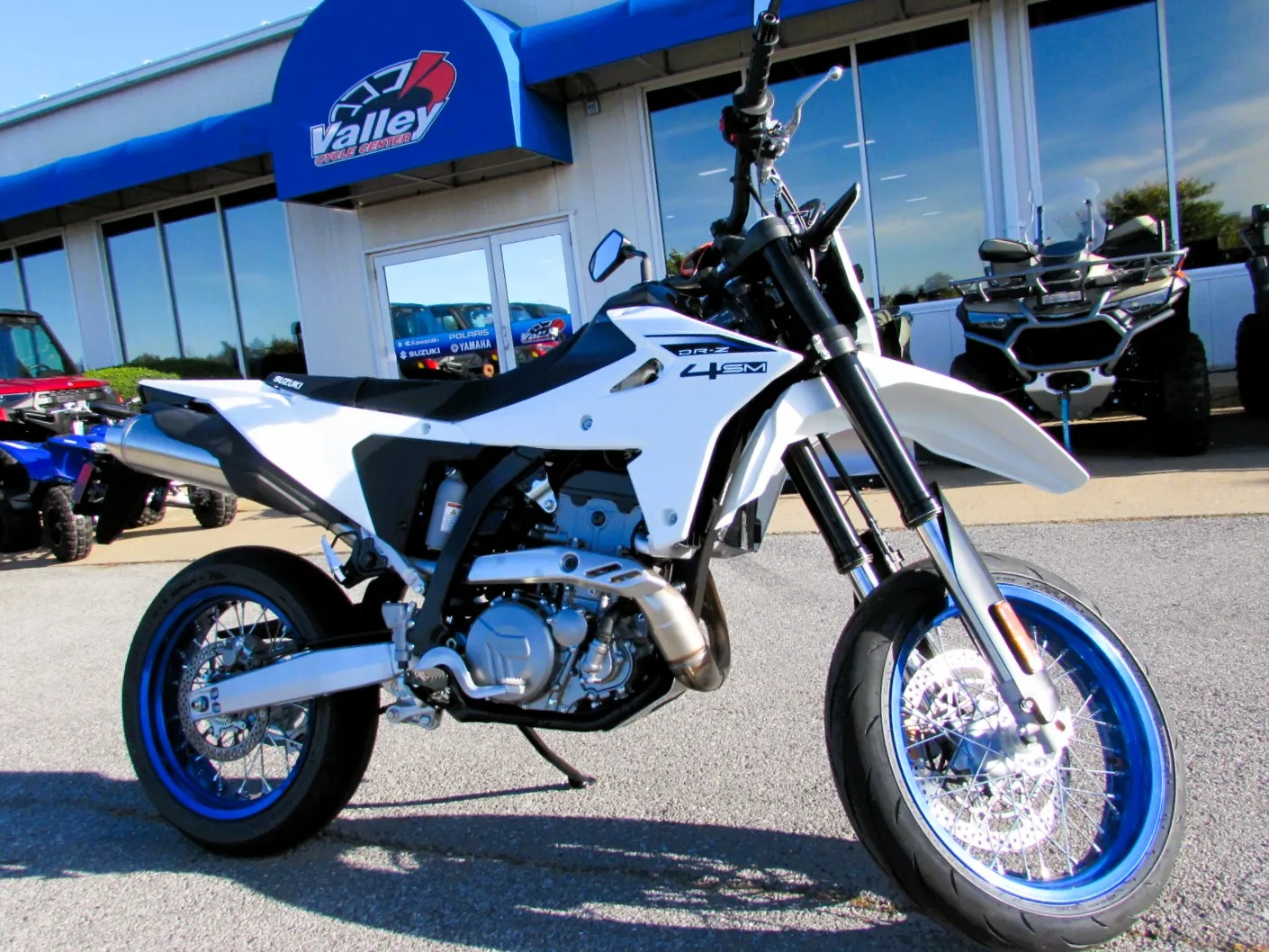 White 2025 SUZUKI DR-Z4SM for sale in Winchester, VA