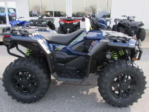 Photos of 2026 Polaris SPORTSMAN 850 TRAIL SPRINGFIELD BLUE Trail for sale in Winchester, VA at Valley Cycle Center