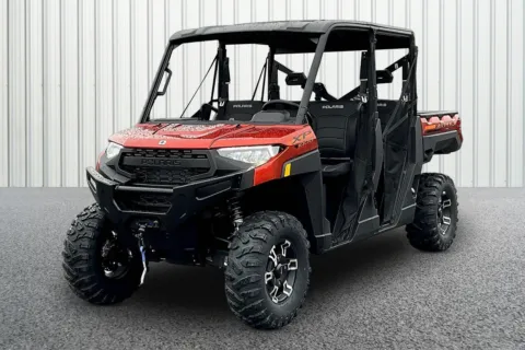 Another view of 2026 Polaris RANGER CREW XP 1000 PREMIUM ORANGE RUST Premium for sale in Winchester, VA at Valley Cycle Center