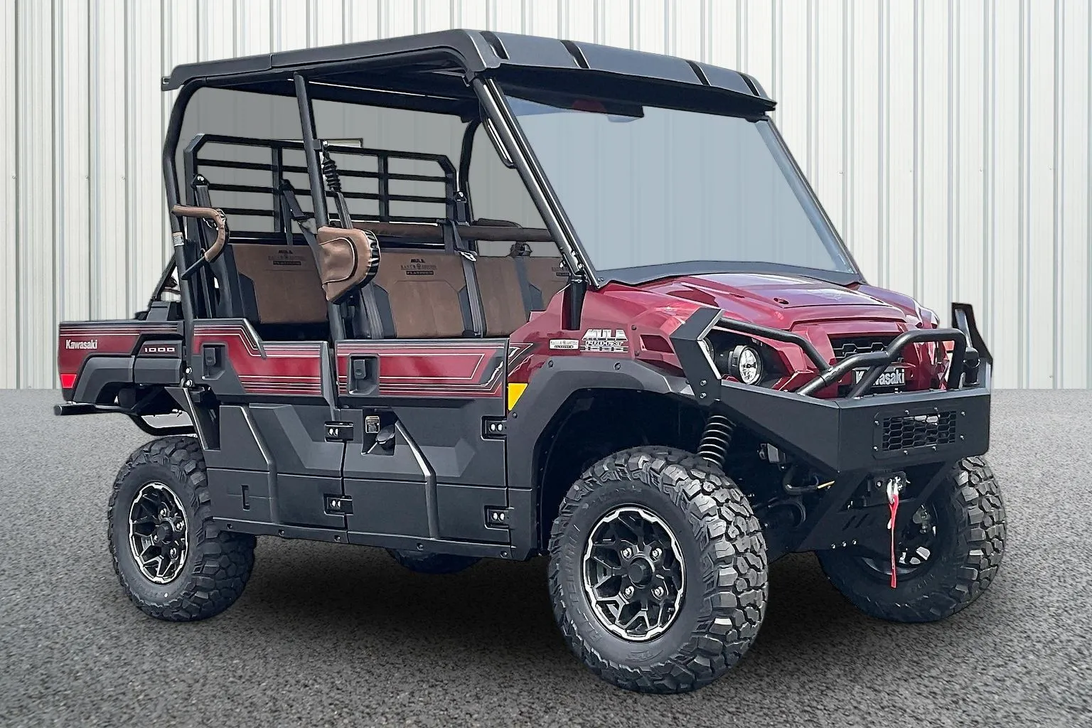 Red 2027 Kawasaki MULE PRO-FXT 1000 PLATINUM RANCH EDITION Platinum Ranch Edition for sale in Winchester, VA