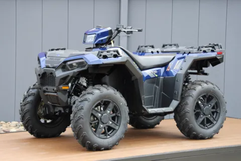 Photos of 2026 Polaris SPORTSMAN 850 PREMIUM SPRINGFIELD BLUE Premium for sale in Winchester, VA at Valley Cycle Center