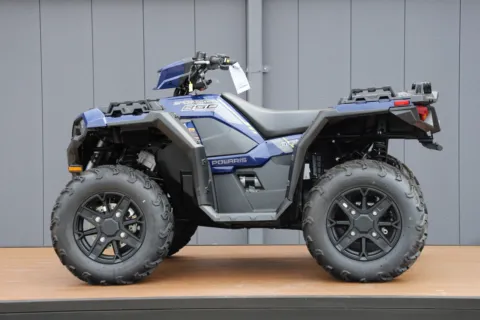 Another view of 2026 Polaris SPORTSMAN 850 PREMIUM SPRINGFIELD BLUE Premium for sale in Winchester, VA at Valley Cycle Center