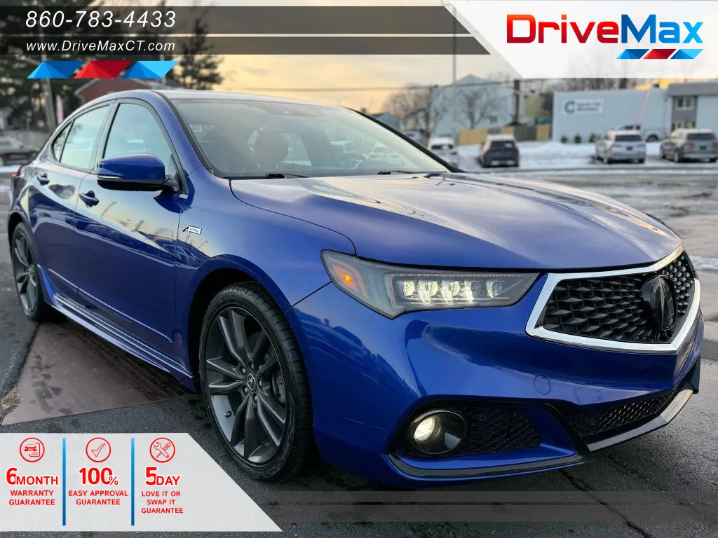 Blue 2020 Acura TLX 3.5 w/Technology Pkg & A-SPEC Pkg Sedan 4D for sale in Manchester, CT