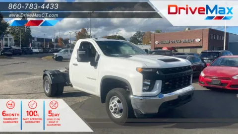 White 2022 Chevrolet Silverado 3500 HD Regular Cab & Chassis Work Truck Cab & Chassis 2D for sale in Manchester, CT