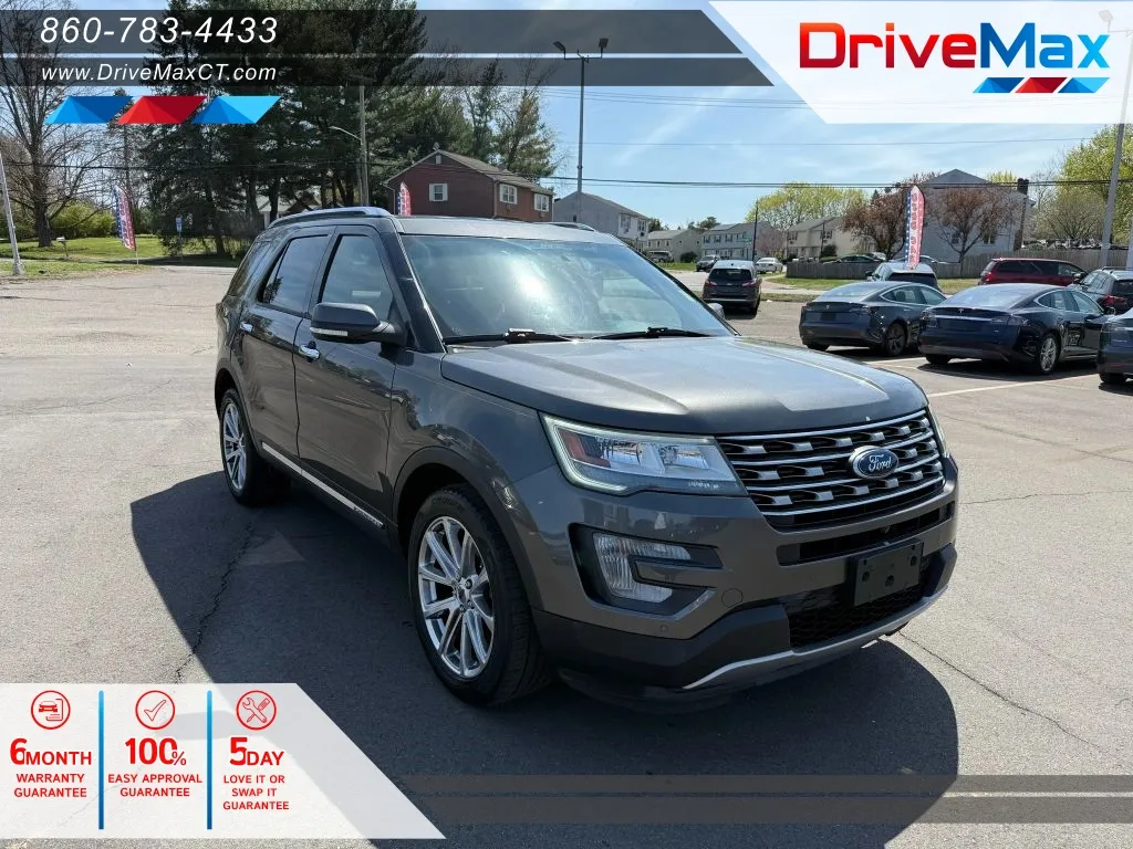 Gray 2017 Ford Explorer Limited Sport Utility 4D for sale in Manchester, CT