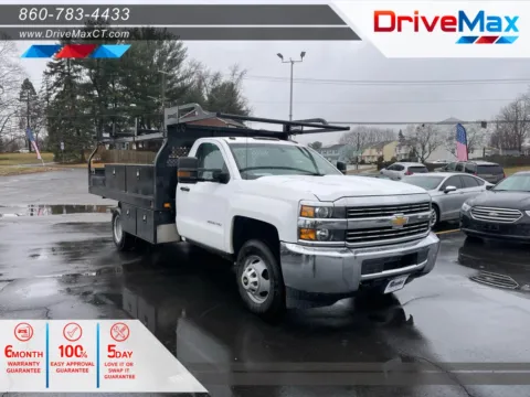 White 2016 Chevrolet Silverado 3500 HD Regular Cab & Chassis Cab & Chassis 2D for sale in Manchester, CT