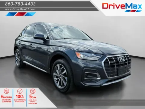 Gray 2021 Audi Q5 45 TFSI Premium Plus Sport Utility 4D for sale in Manchester, CT