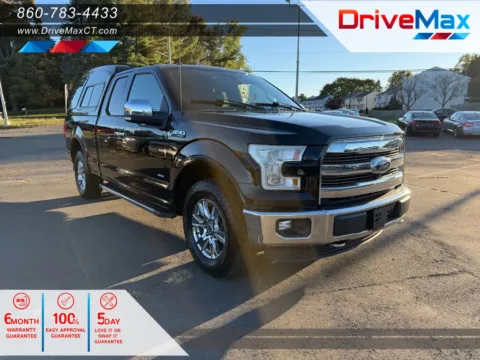 Black 2016 Ford F-150 Super Cab Lariat Pickup 4D 6 1/2 ft for sale in Manchester, CT
