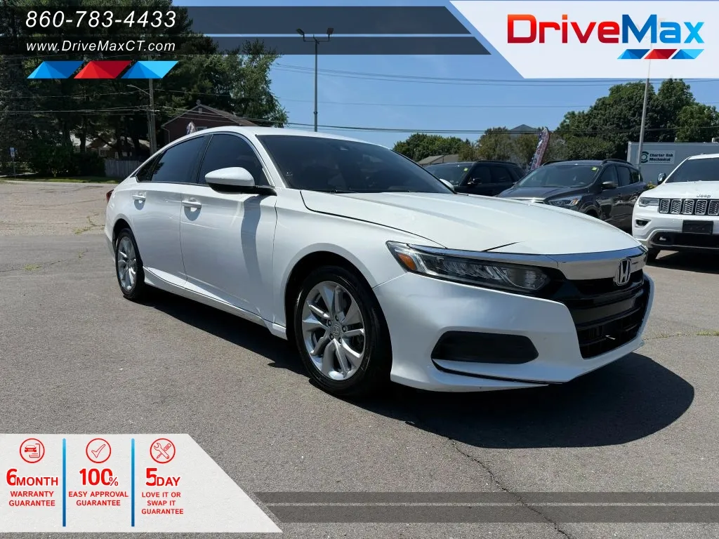 White 2018 Honda Accord LX Sedan 4D for sale in Manchester, CT