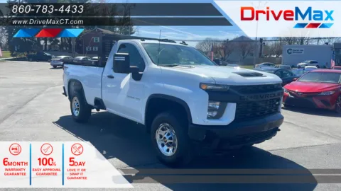 White 2020 Chevrolet Silverado 3500 HD Regular Cab Work Truck Pickup 2D 8 ft for sale in Manchester, CT