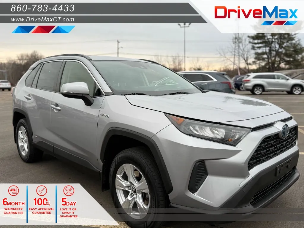 Silver 2019 Toyota RAV4 Hybrid LE Sport Utility 4D for sale in Manchester, CT