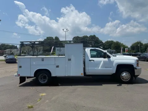 Another view of 2018 Chevrolet Silverado 3500 HD Regular Cab Work Truck Pickup 2D 8 ft for sale in Manchester, CT at Drivemax
