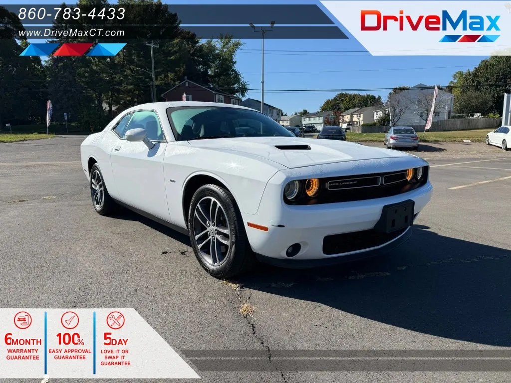 White 2018 Dodge Challenger GT Coupe 2D for sale in Manchester, CT