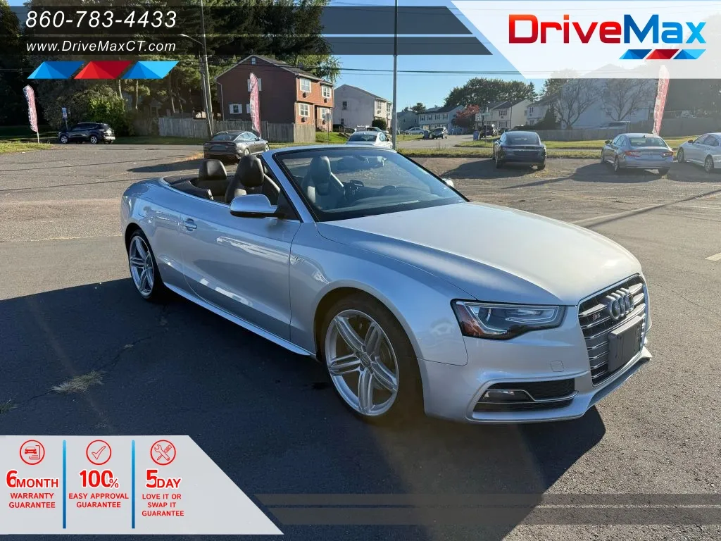 Silver 2014 Audi S5 Premium Plus Convertible 2D for sale in Manchester, CT