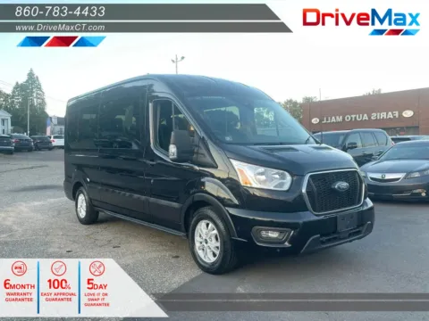 Black 2021 Ford Transit 350 Passenger Van XLT w/Medium Roof Van 3D for sale in Manchester, CT