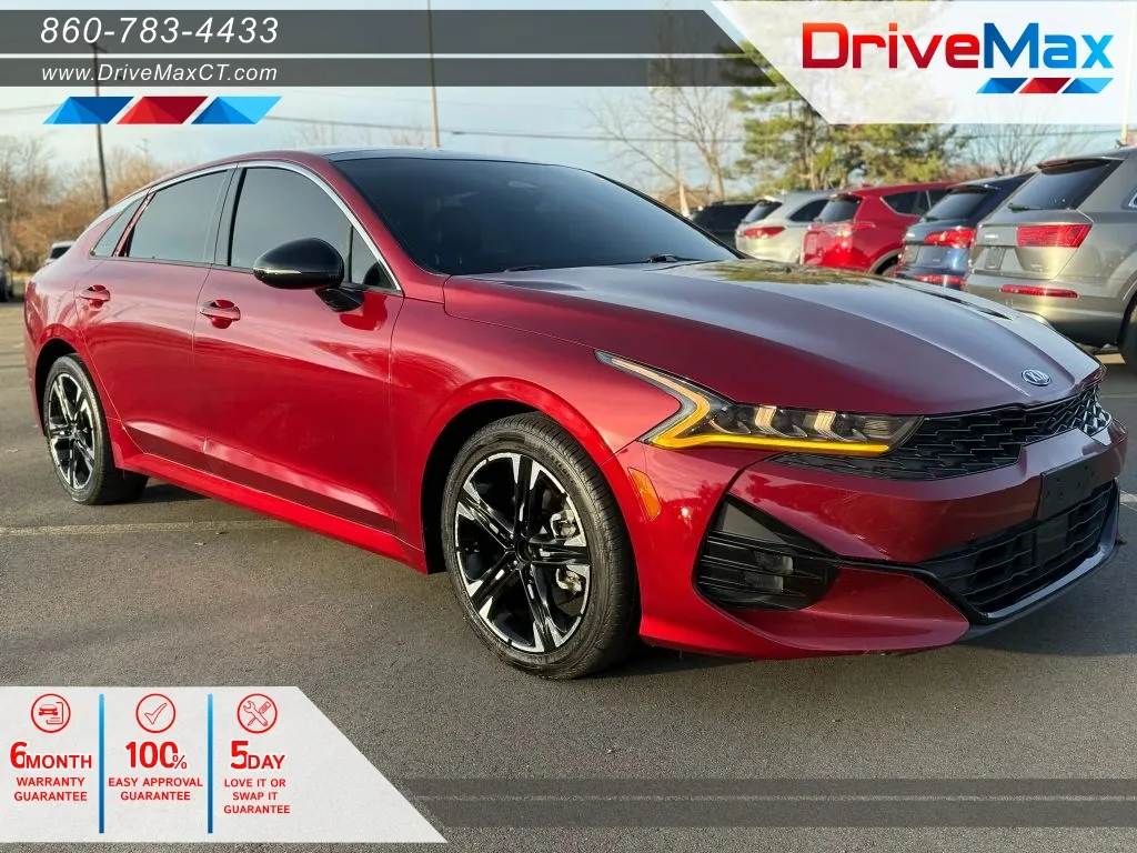 Red 2021 Kia K5 GT-Line Sedan 4D for sale in Manchester, CT