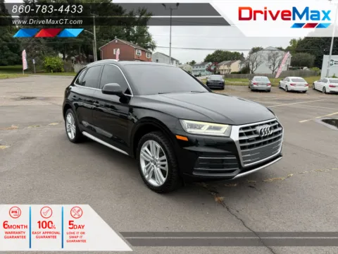 Black 2019 Audi Q5 Premium Plus Sport Utility 4D for sale in Manchester, CT