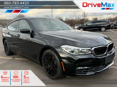 Black 2018 BMW 6 Series 640i Gran Turismo xDrive Sedan 4D for sale in Manchester, CT