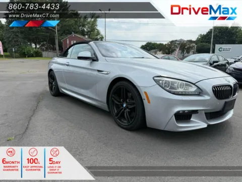 Silver 2015 BMW 6 Series 650i xDrive Convertible 2D for sale in Manchester, CT