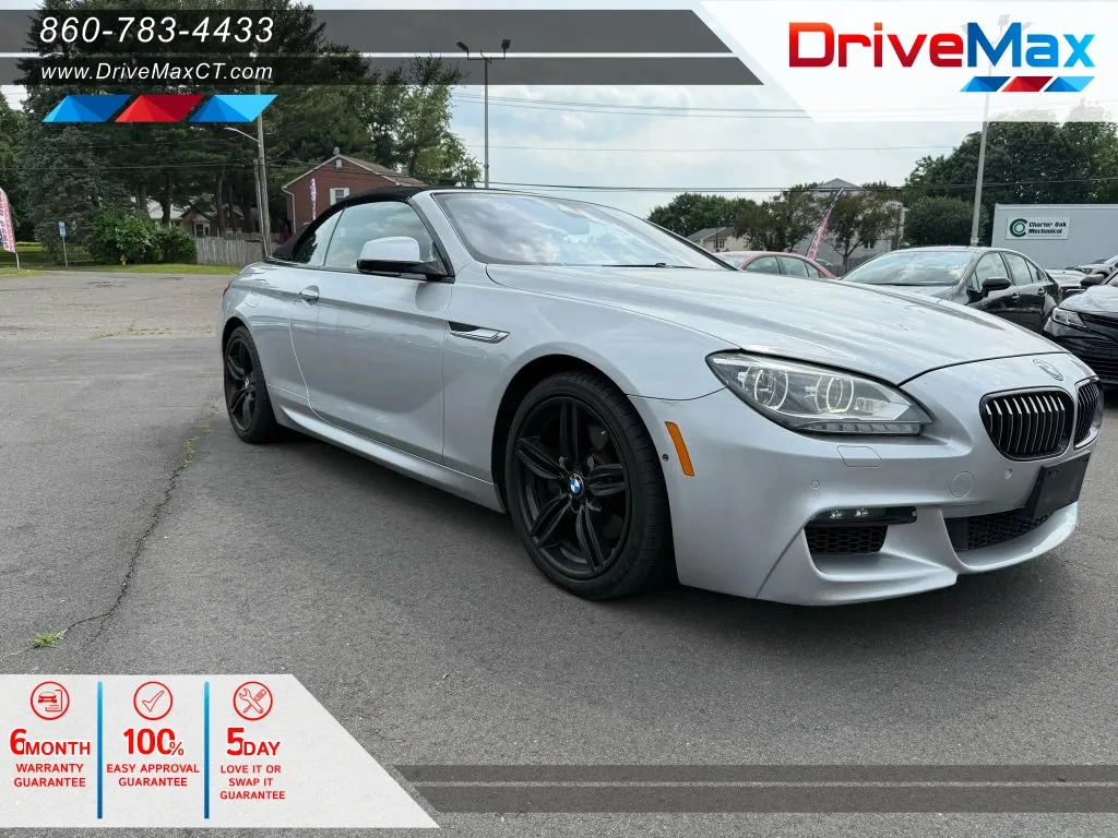 Silver 2015 BMW 6 Series 650i xDrive Convertible 2D for sale in Manchester, CT