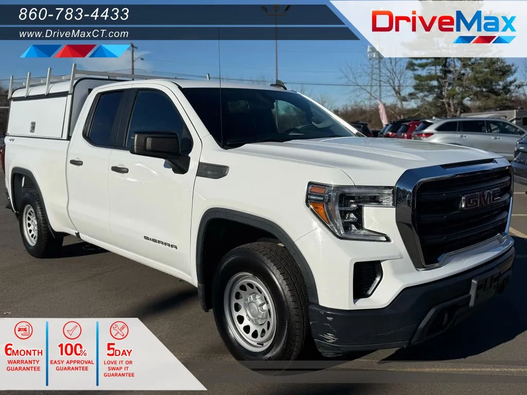 White 2019 GMC Sierra 1500 Double Cab Pickup 4D 6 1/2 ft for sale in Manchester, CT