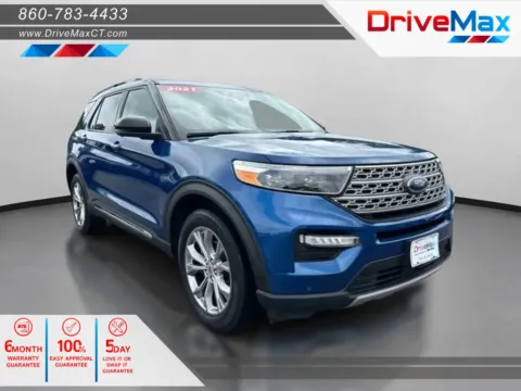Blue 2021 Ford Explorer Limited Sport Utility 4D for sale in Manchester, CT