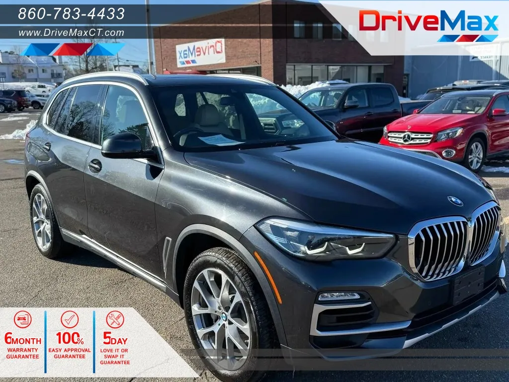 Gray 2019 BMW X5 xDrive40i Sport Utility 4D for sale in Manchester, CT