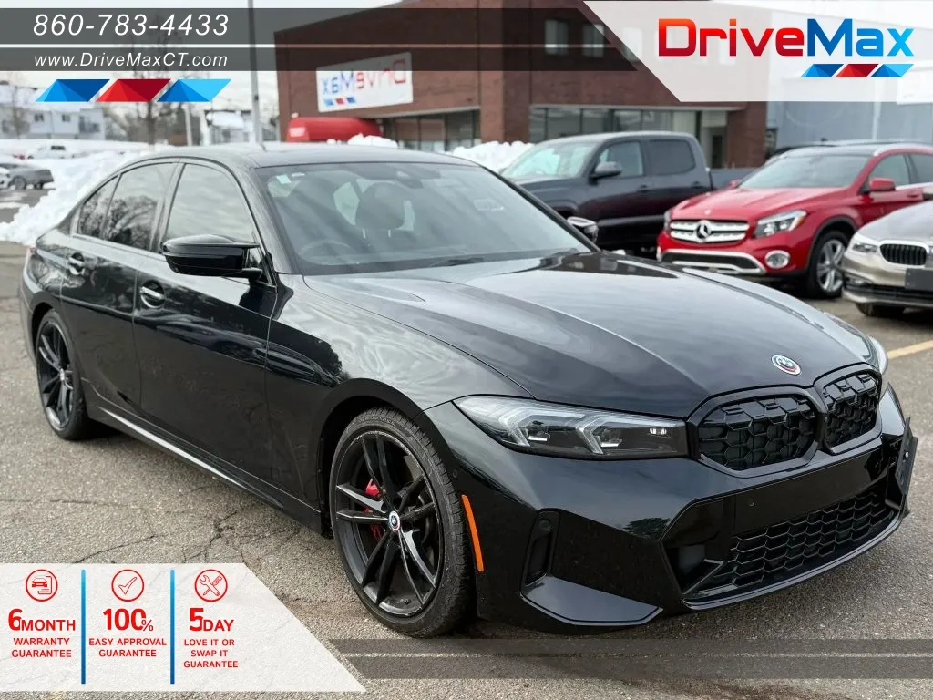 Black 2023 BMW 3 Series M340i Sedan 4D for sale in Manchester, CT