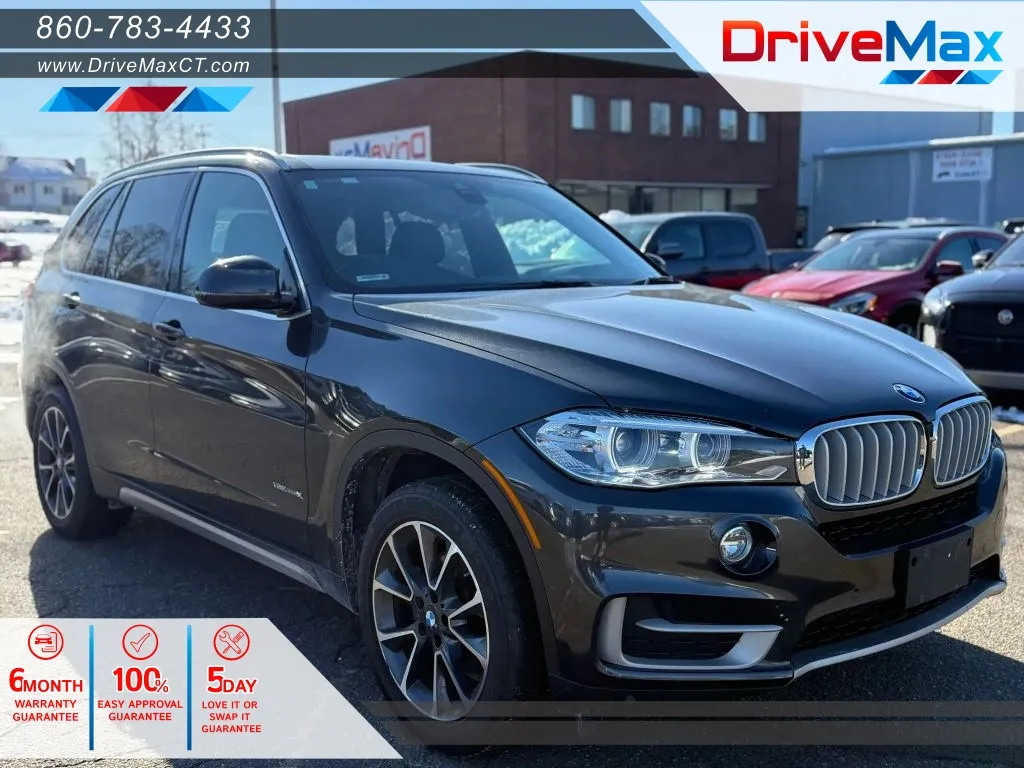 Gray 2018 BMW X5 xDrive35i Sport Utility 4D for sale in Manchester, CT