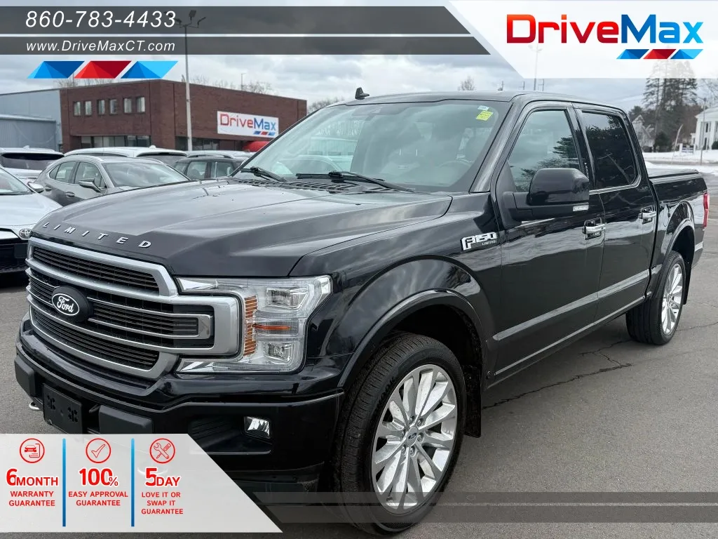 Black 2020 Ford F-150 SuperCrew Cab Limited Pickup 4D 5 1/2 ft for sale in Manchester, CT