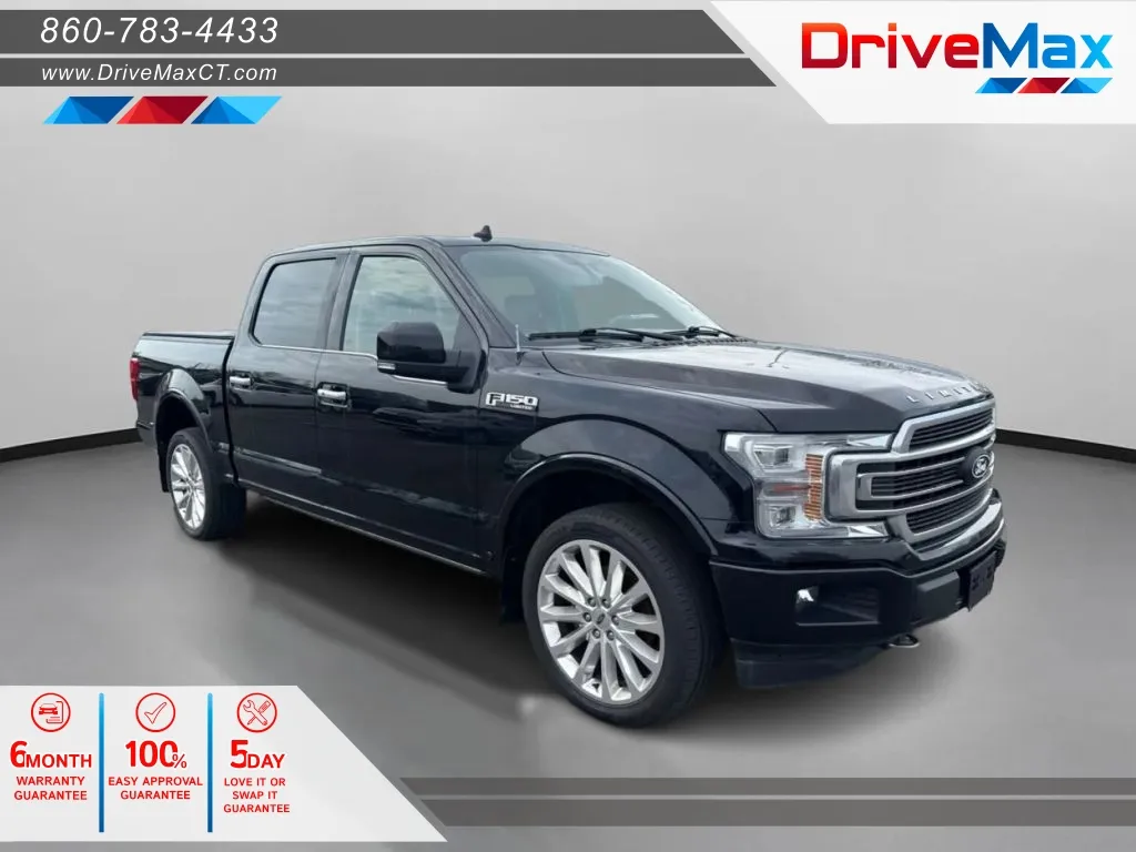 Black 2020 Ford F-150 SuperCrew Cab Limited Pickup 4D 5 1/2 ft for sale in Manchester, CT