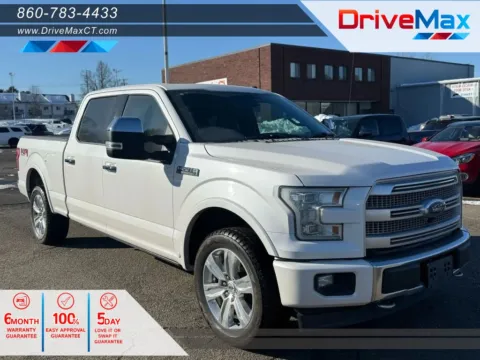 White 2017 Ford F-150 SuperCrew Cab Platinum Pickup 4D 6 1/2 ft for sale in Manchester, CT