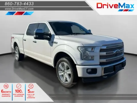 White 2017 Ford F-150 SuperCrew Cab Platinum Pickup 4D 6 1/2 ft for sale in Manchester, CT