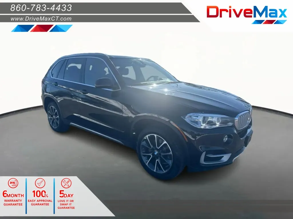 Black 2018 BMW X5 xDrive35i Sport Utility 4D for sale in Manchester, CT
