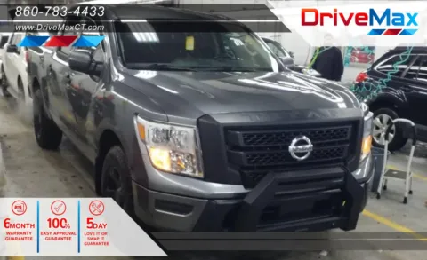 Gray 2021 Nissan Titan Crew Cab S Pickup 4D 5 1/2 ft for sale in Manchester, CT