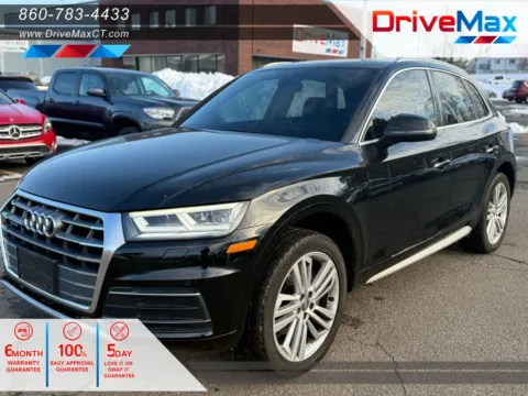 Black 2019 Audi Q5 Premium Plus Sport Utility 4D for sale in Manchester, CT