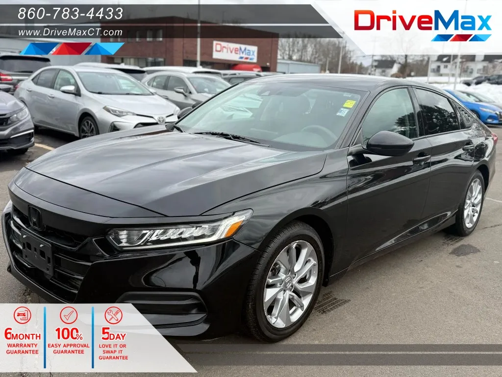 Black 2019 Honda Accord LX Sedan 4D for sale in Manchester, CT