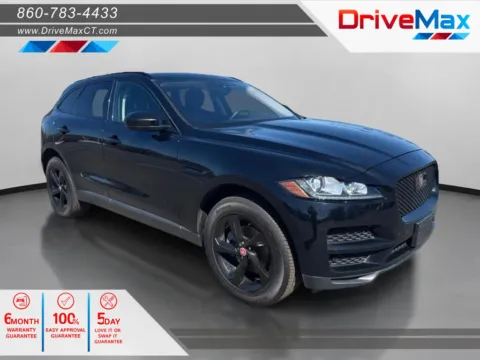 Black 2019 Jaguar F-PACE 20d Prestige Sport Utility 4D for sale in Manchester, CT