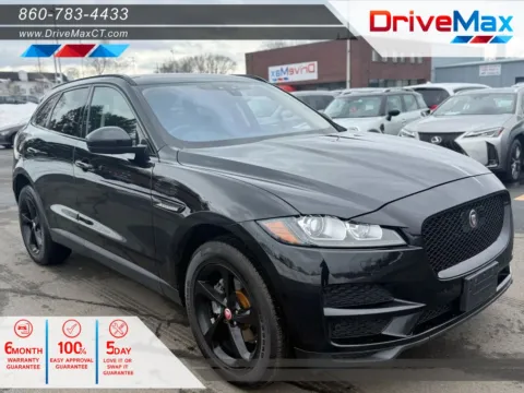 Black 2019 Jaguar F-PACE 20d Prestige Sport Utility 4D for sale in Manchester, CT
