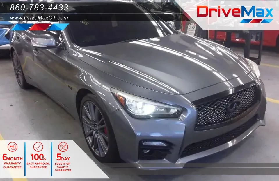 Gray 2017 INFINITI Q50 Red Sport 400 Sedan 4D for sale in Manchester, CT