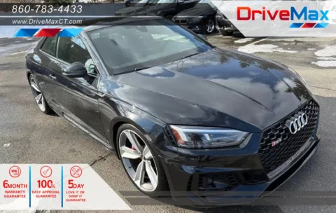 Black 2018 Audi RS 5 Coupe 2D for sale in Manchester, CT