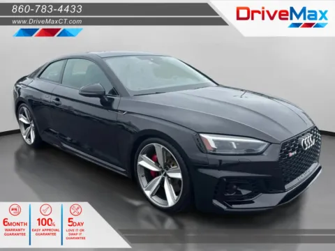 Black 2018 Audi RS 5 Coupe 2D for sale in Manchester, CT