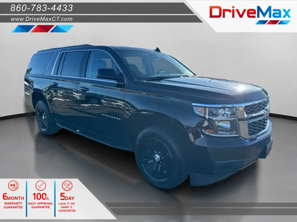 Black 2019 Chevrolet Suburban LT Sport Utility 4D for sale in Manchester, CT