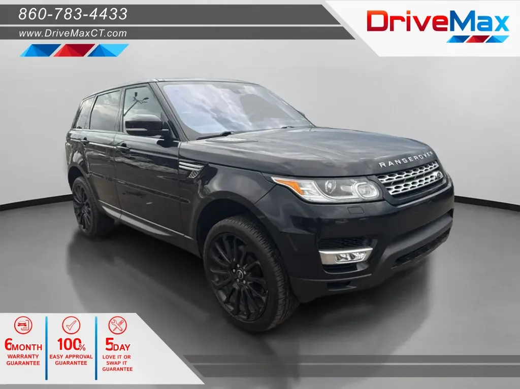 Black 2016 Land Rover Range Rover Sport HSE Sport Utility 4D for sale in Manchester, CT